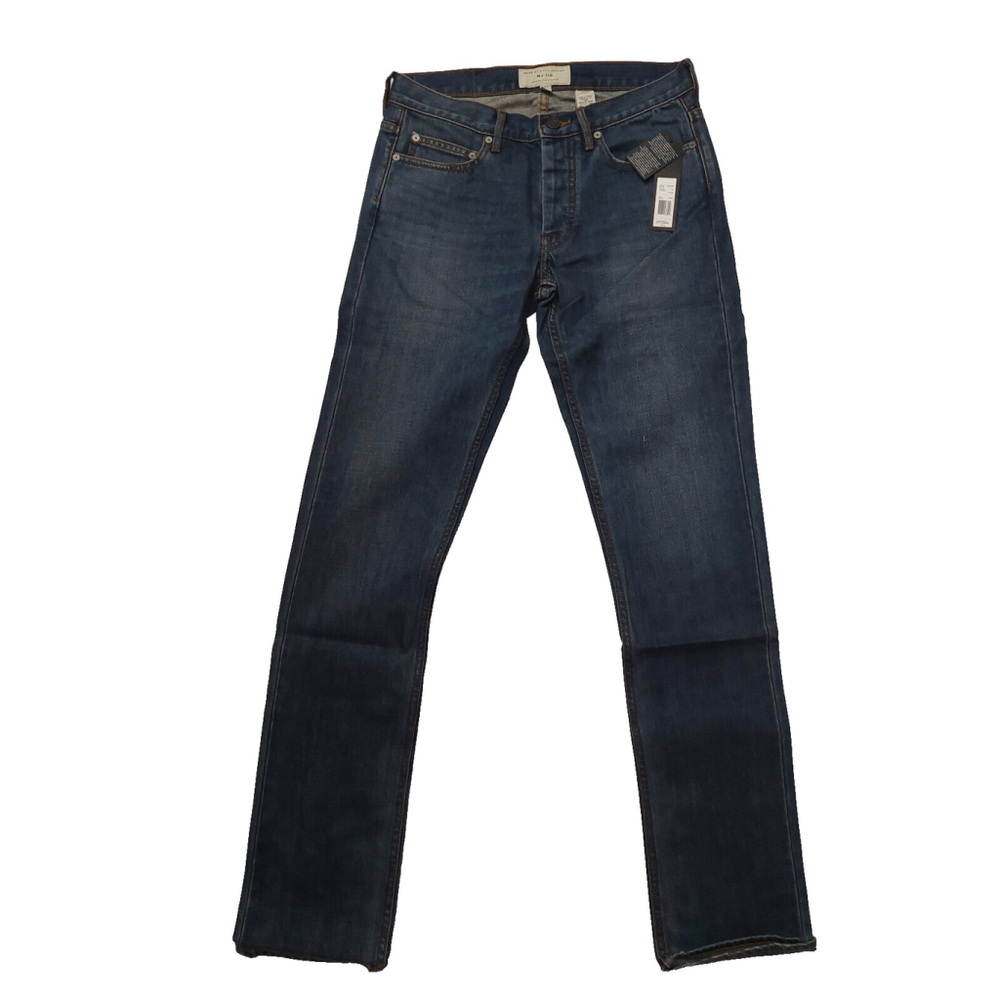 Marc by Marc Jacobs MJ 117 Low Rise Slim Tapered Indigo Blue Jeans 30x34 $198